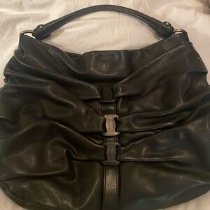 Ferragamo black hobo